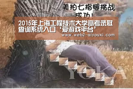 2015年上海工程技术大学高考录取查询系统入口‘爱游戏平台’(图1) 爱游戏体育